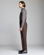 Grid Plaid Pickwick Shirt