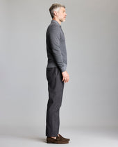 Long Sleeve Jacquard Sweater Polo