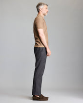 Textured Stripe Sweater Polo