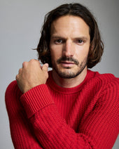 Wool Plaited Textured Crew