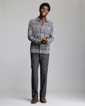 Long Sleeve Numajiri Jacquard Shirt