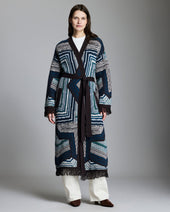 New Folk Jacquard Cardigan Coat
