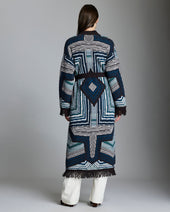 New Folk Jacquard Cardigan Coat