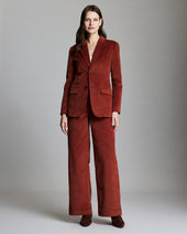Velvet Twill Blazer