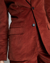 Velvet Twill Blazer