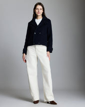 Cropped Peacoat
