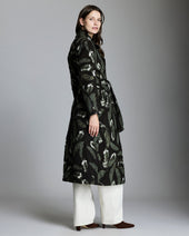 Feather Jacquard Top Coat