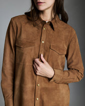 Suede Utility Shirt