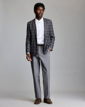 Virgin Wool Shadow Plaid Archie Jacket