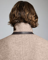 Virgin Wool Twill Walking Car Coat