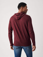 Sunwashed Midweight Organic Hoodie - Vineyard Wine