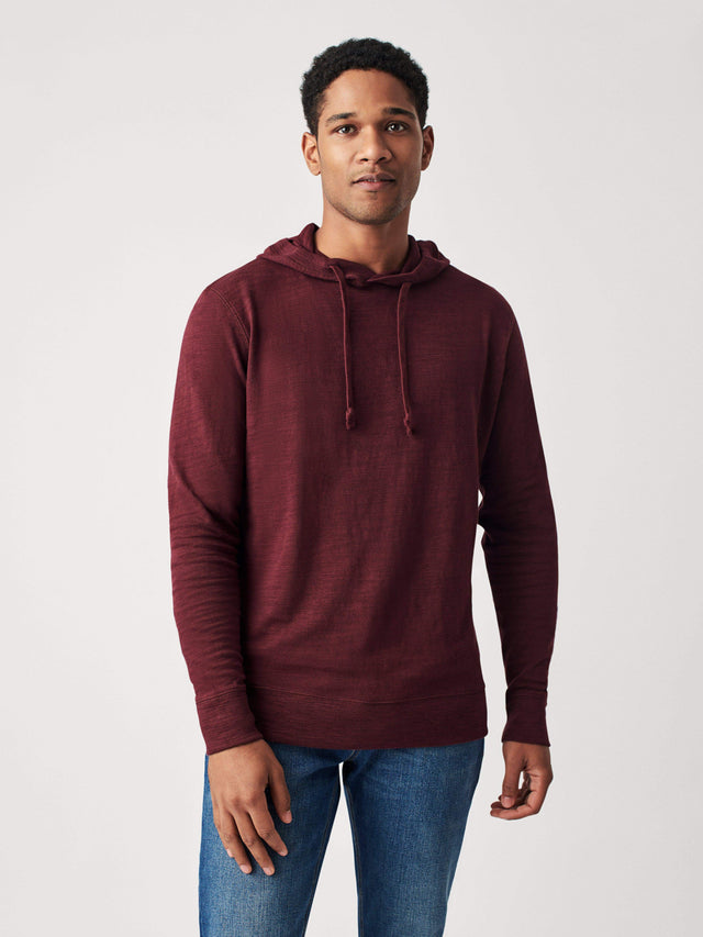Sunwashed Midweight Organic Hoodie - Vineyard Wine