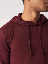 Sunwashed Midweight Organic Hoodie - Vineyard Wine