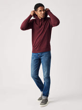Sunwashed Midweight Organic Hoodie - Vineyard Wine