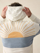 Sunwashed Sunray Organic Hoodie - Ocean Sunrise