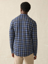 Legend™ Sweater Shirt - Blue Winds Plaid