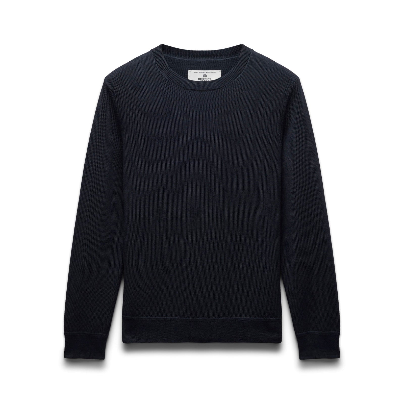 Supima Pique Ace Crewneck