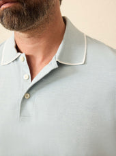 Short-Sleeve Movement™ Pique Polo - Huron Blue Melange