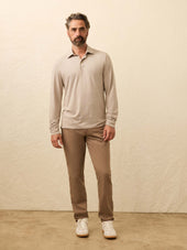 Long-Sleeve Movement™ Polo - Mountain Bark Feeder