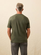 Sunwashed Regenerative Tee - Fall Evergreen