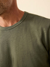 Sunwashed Regenerative Tee - Fall Evergreen