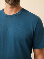 Sunwashed Regenerative Tee - Ocean Storm