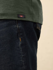 Sunwashed Regenerative Pocket Tee - Fall Evergreen