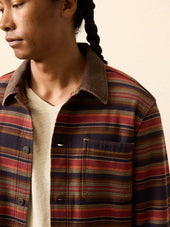 High Ridge Twill Studio Jacket - Night Time Fire Stripe