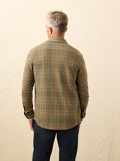 Legend™ Sweater Shirt - Woodland Olive Plaid