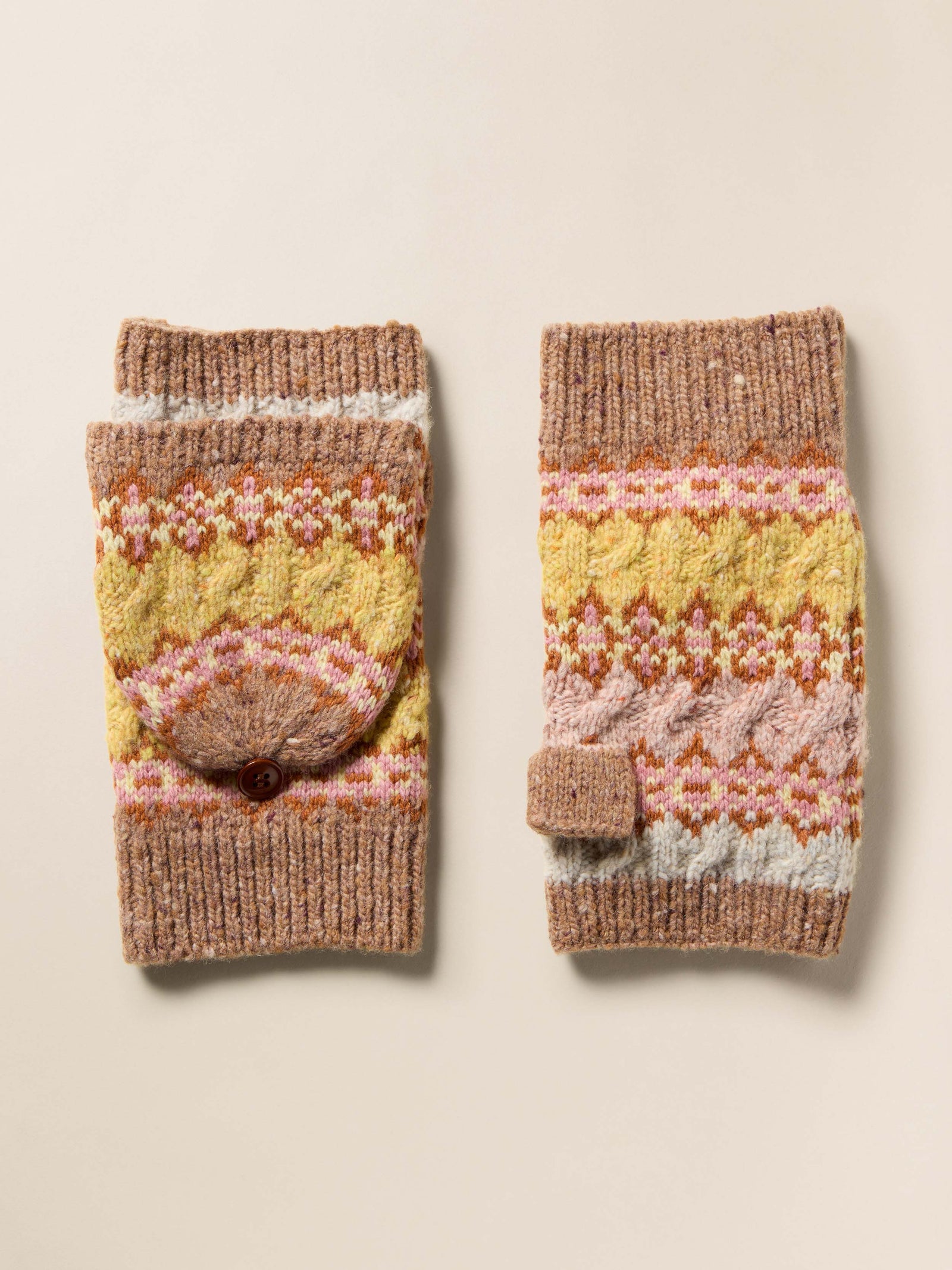Highland Fairisle Pop Top Mitten