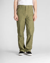 Fat Pant (Olive Sateen)