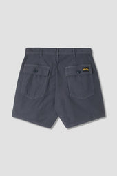 Fat Short (Navy Sateen)