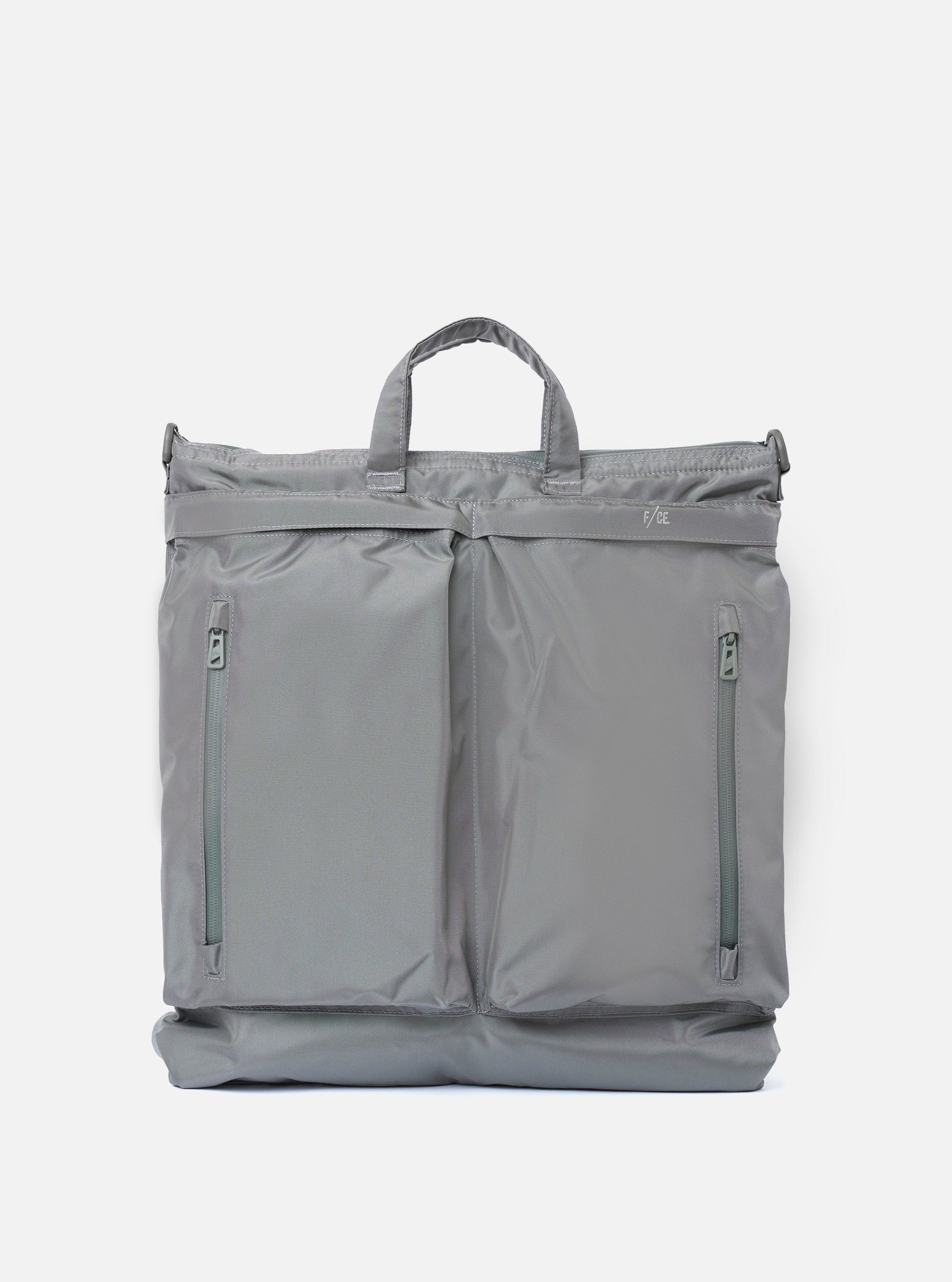 F Ce Foliage Green Recycled Nylon 420 Re Cor 3 Way Helmet Bag