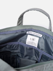 F Ce Foliage Green Recycled Nylon 420 Re Cor 3 Way Helmet Bag
