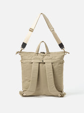 F Ce Green Recycled Twill 3 Way Helmet Bag