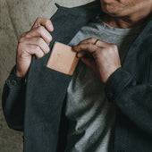 Edison Chore Coat Washed Black