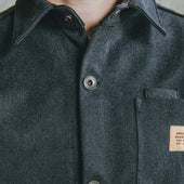 Edison Chore Coat Washed Black