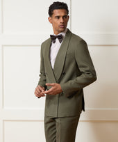 Italian Linen Mohair Double Breasted Tuxedo