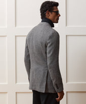 Italian Linen Houndstooth Sport Coat