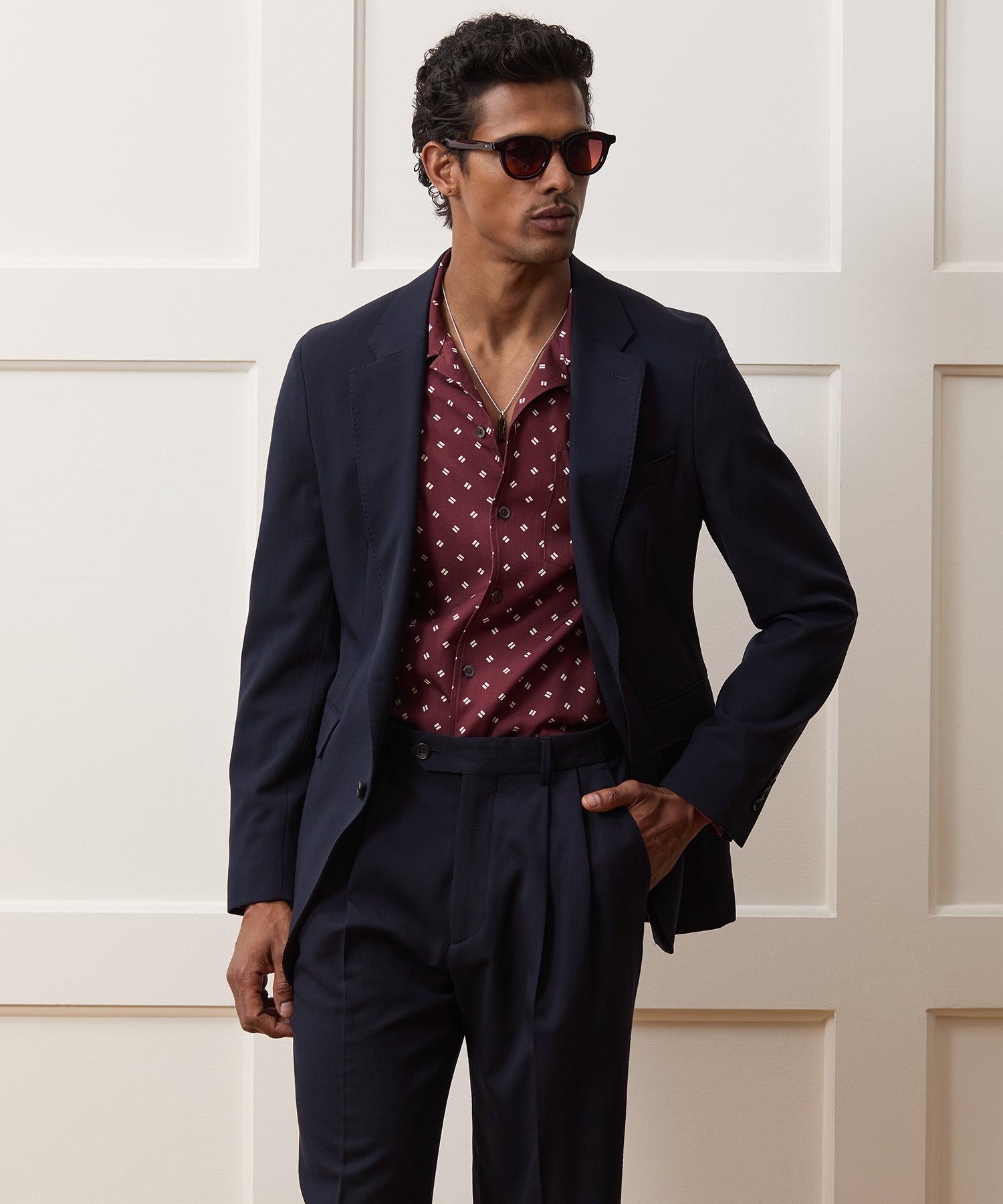 Relaxed Italian Gabardine Sutton Suit