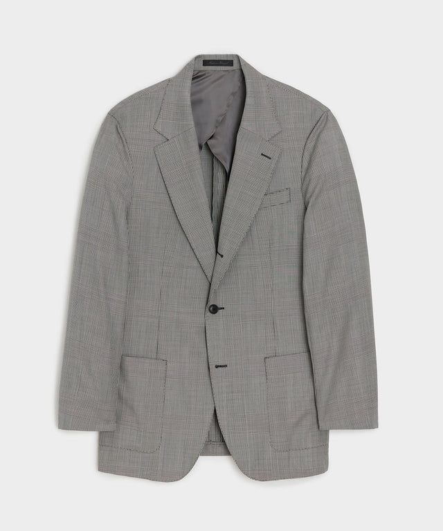 Italian Wool Glen Plaid Madison Jacket