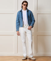 Western Jean in White