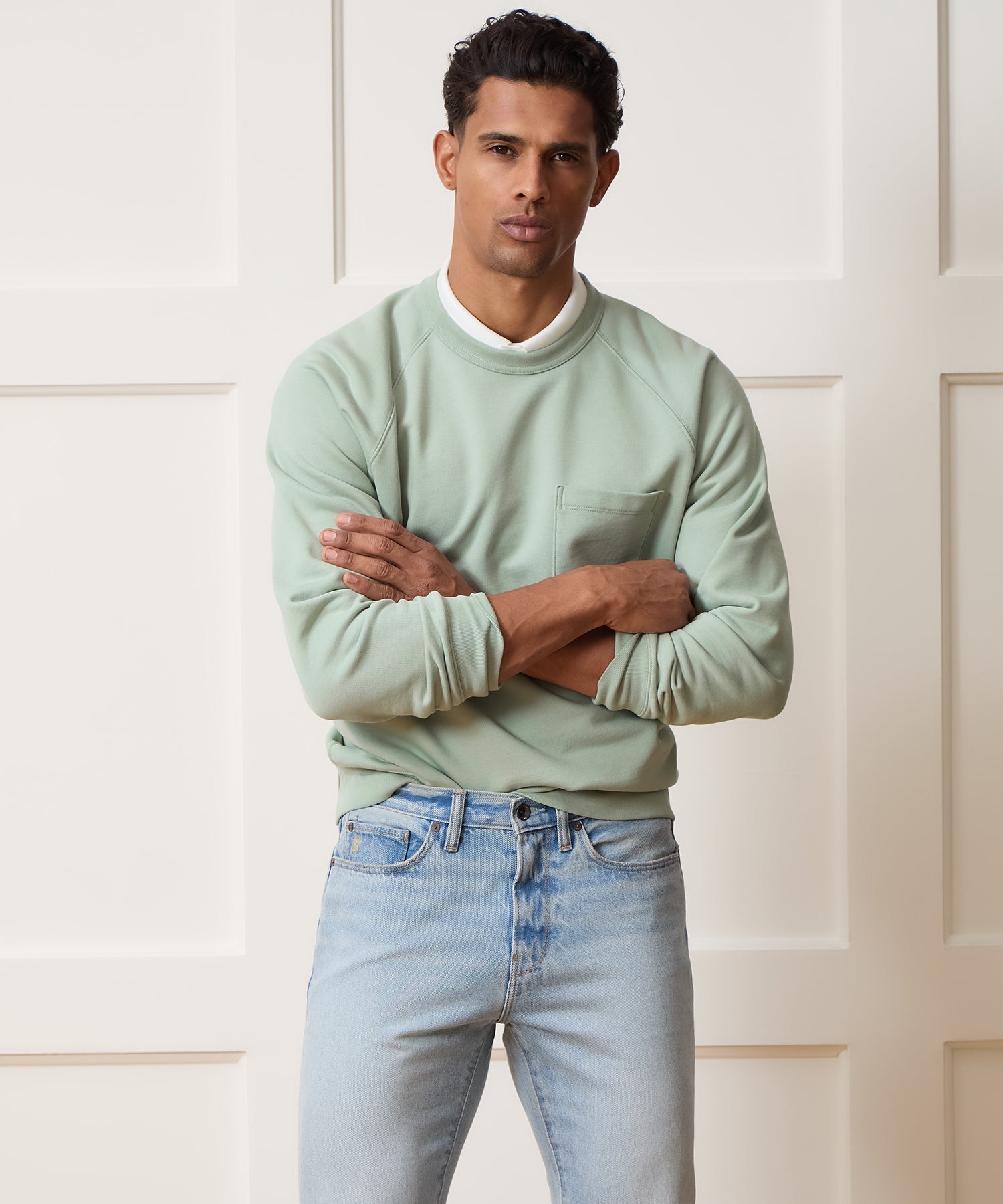 Portuguese Terry Pocket Sweatshirt