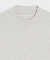 Boxy Jersey Mockneck Tee