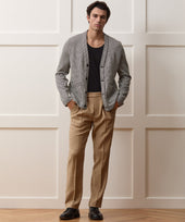 Ribbed Cotton Cardigan