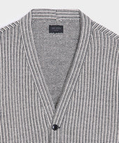 Ribbed Cotton Cardigan