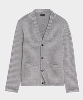 Ribbed Cotton Cardigan