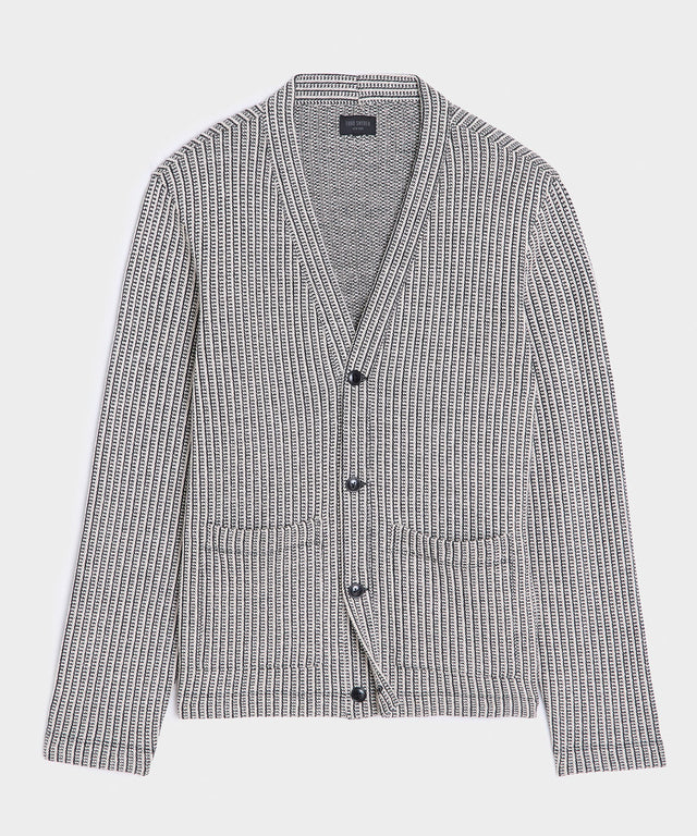 Ribbed Cotton Cardigan