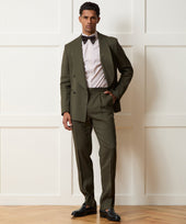 Italian Linen Mohair Side Tab Trouser