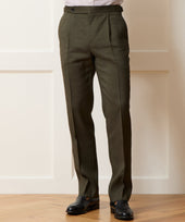 Italian Linen Mohair Side Tab Trouser